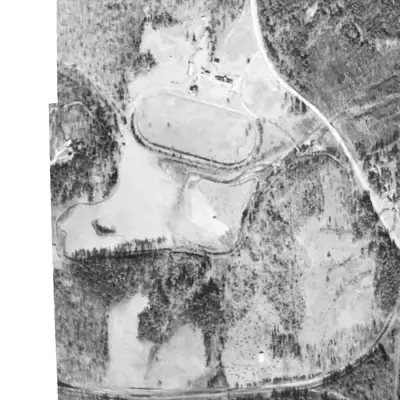 Aerial photo of Candler Lake, 1940