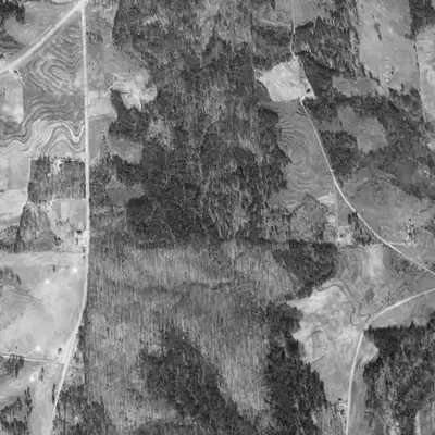 Aerial photo of Kenilworth Lake, 1940