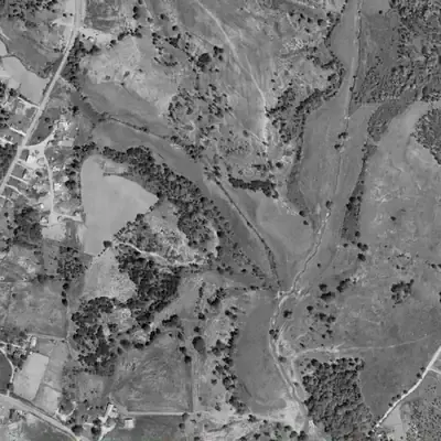 Aerial photo of Sterling Lake, 1955