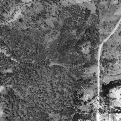 Aerial photo of Sturm and Early Pond, 1940