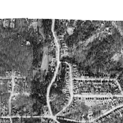 Aerial photo of Lake Ponceana (linked to the name 'Lake Claire'), 1940
