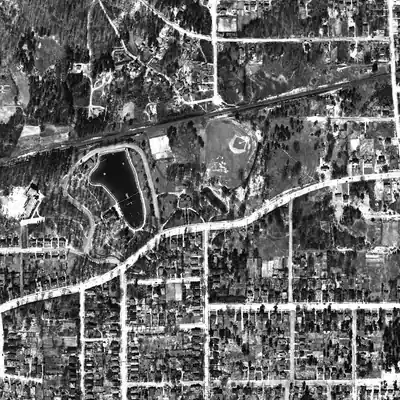 Mozley Park lakes, 1949